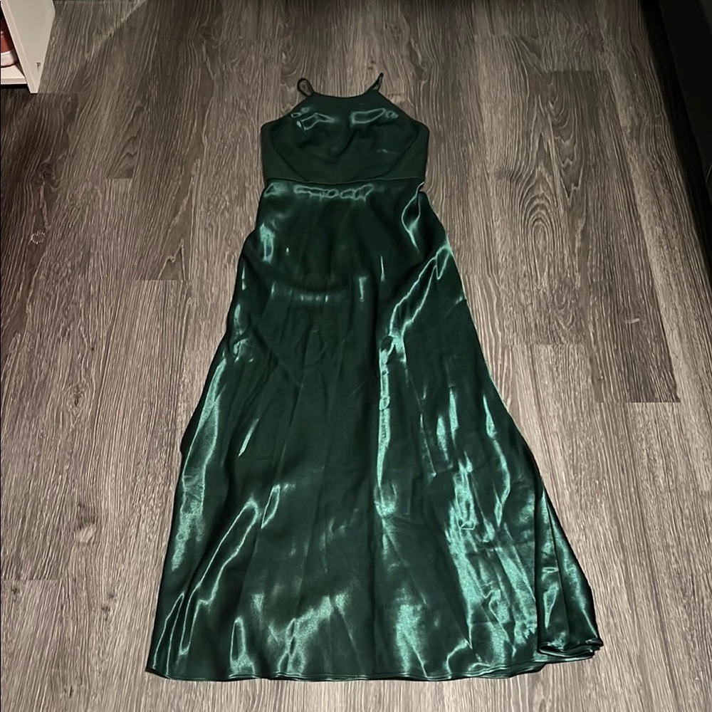 Jenny Yoo Green Maxi Dress